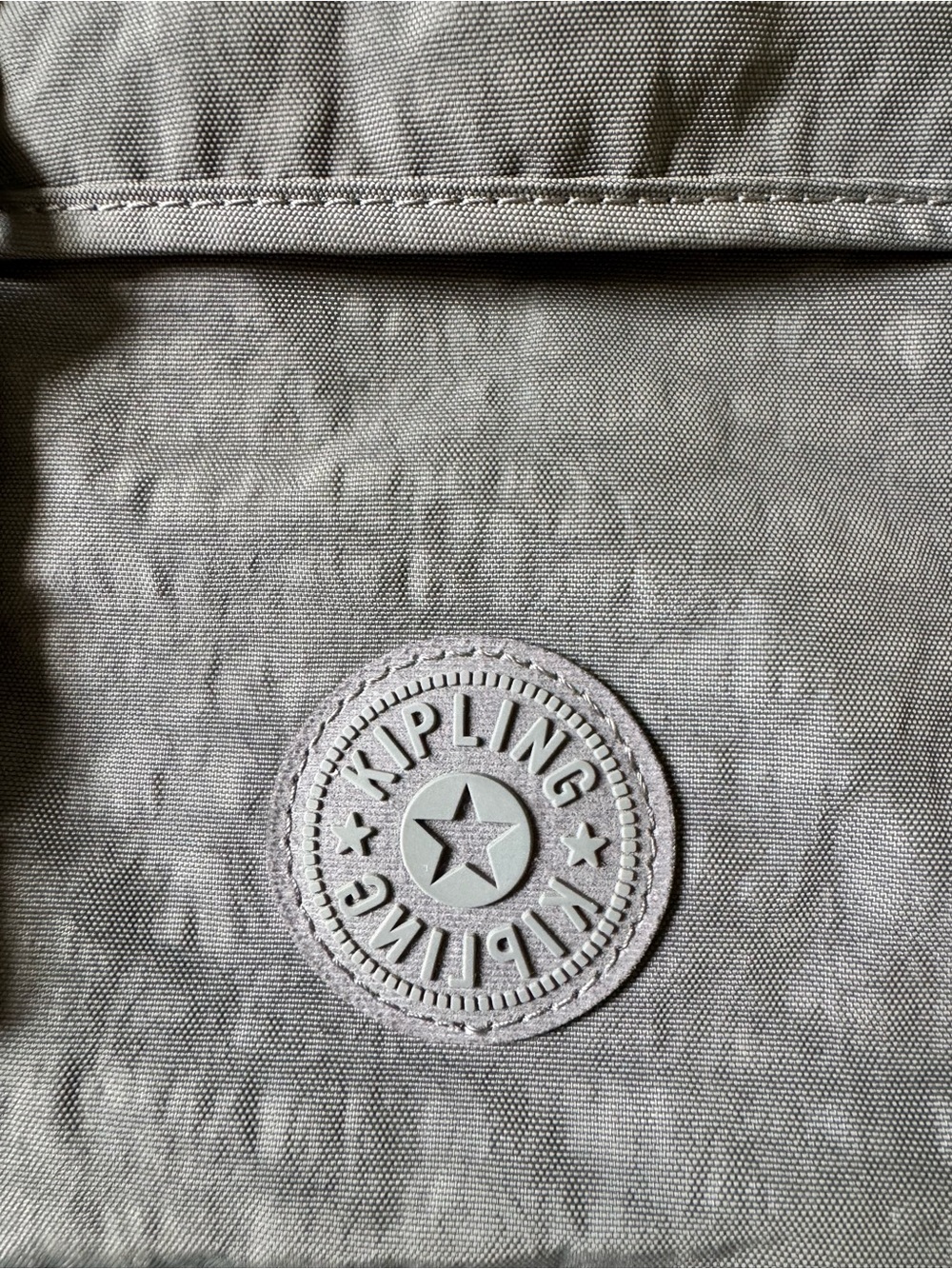 Kipling Gray Everyday Backpack with Front Pocket - Picture 2 of 11